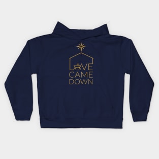 Love Came Down at Christmas Kids Hoodie